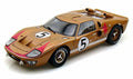 Gold Car - Shelby 1/18 MK Scale #5, Toy II GT-40 Diecast SC403 1966 Model -