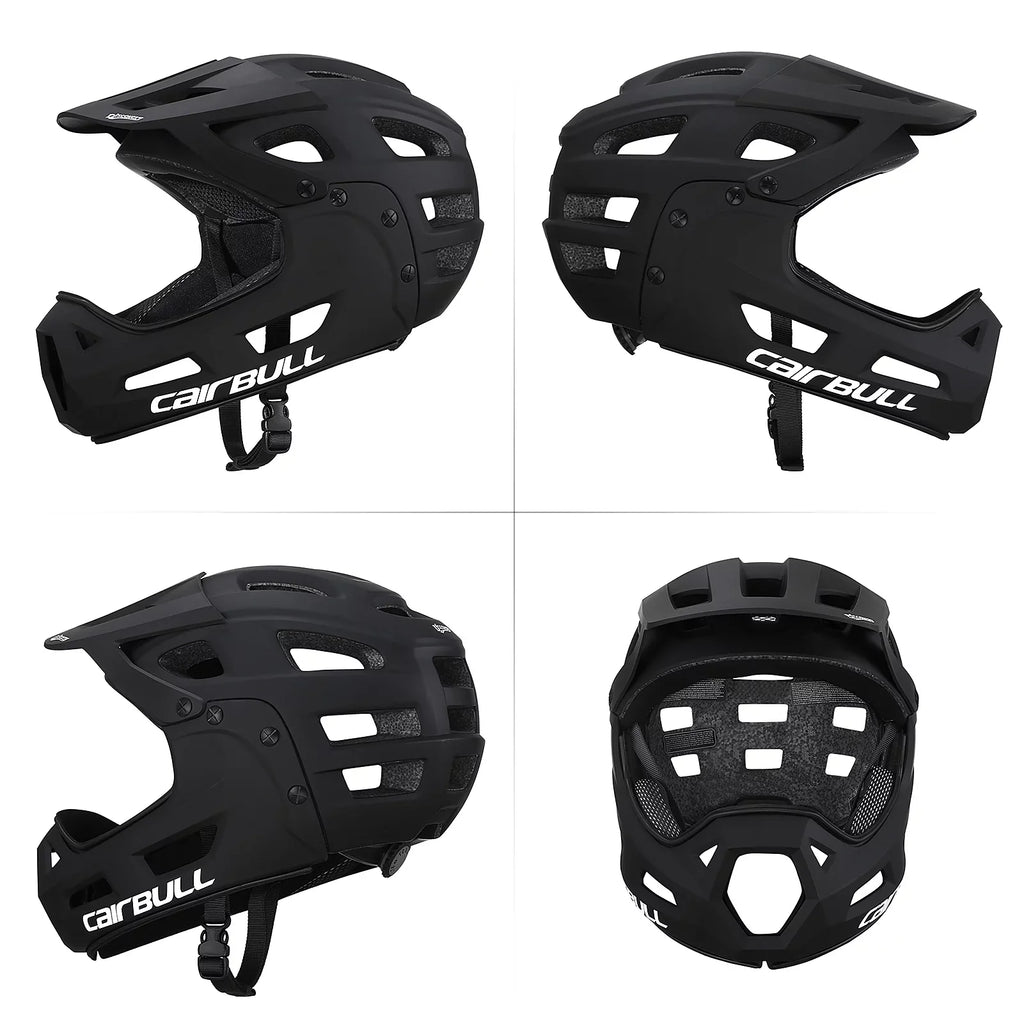 Face Chin Guard with Bike Helmet Mountain Visor Full Biking and CAIRBULL Helmet Detachable
