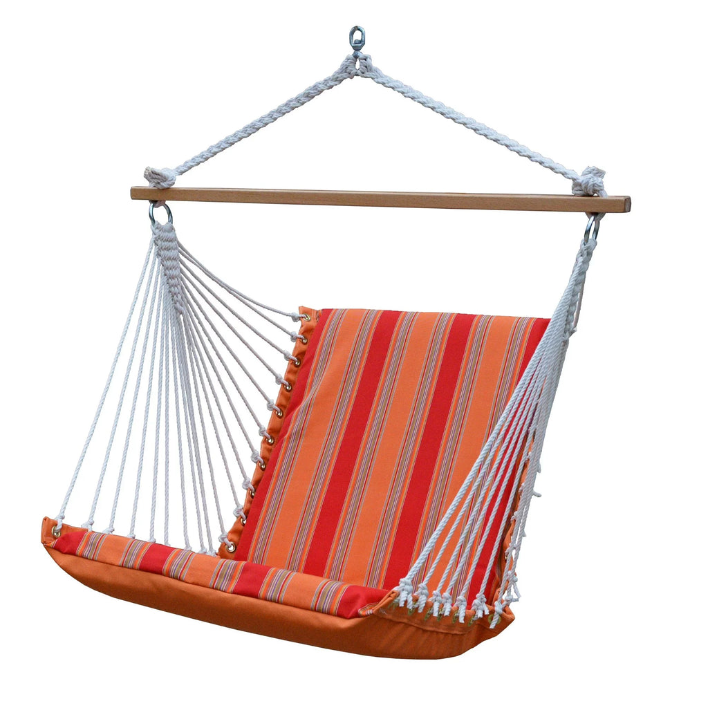 Collection Acrylic Hammock Soft Comfort and 48" Hamptons Red The Orange Chair