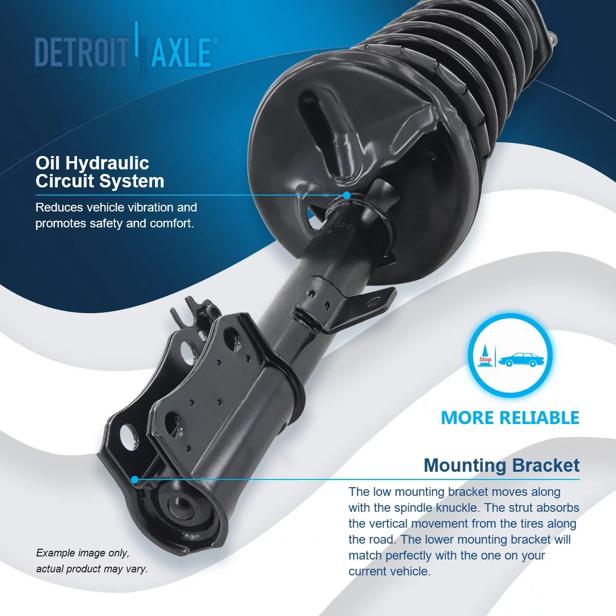 Springs Rear Assembly for 1998 Struts Ready Install Complete w/Coil 1999 1997 - 2001 Detroit Solara Camry, [2.2L] Axle Quick 2 Toyota Struts Replacement 1999-2003 2000 Struts