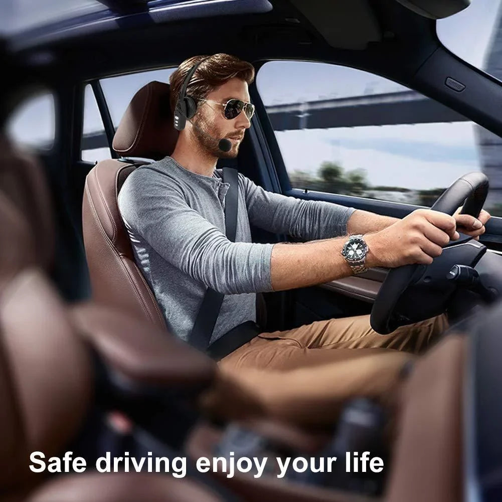 Mic Pro Wireless Engineers Phone for Headset Home Clarity with Business High V5.0, Office-JBT800 Voice Trucker Canceling Bluetooth Headset Noise Cell