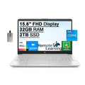 10, Iris HD Intel Xe Intel Computer, 11th Card 32GB Gen Webcam, HP Windows RAM, Graphics, 32GB SSD, 2TB Silver, PCIe 15.6" FHD 2021 DDR4 Stereo Core Speakers, USB Laptop i7-1065g7), i5-1135G7(Beats