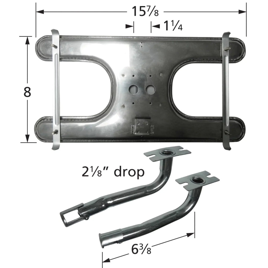 15.75" Stainless Gas for Burner Steel Grills Charmglow