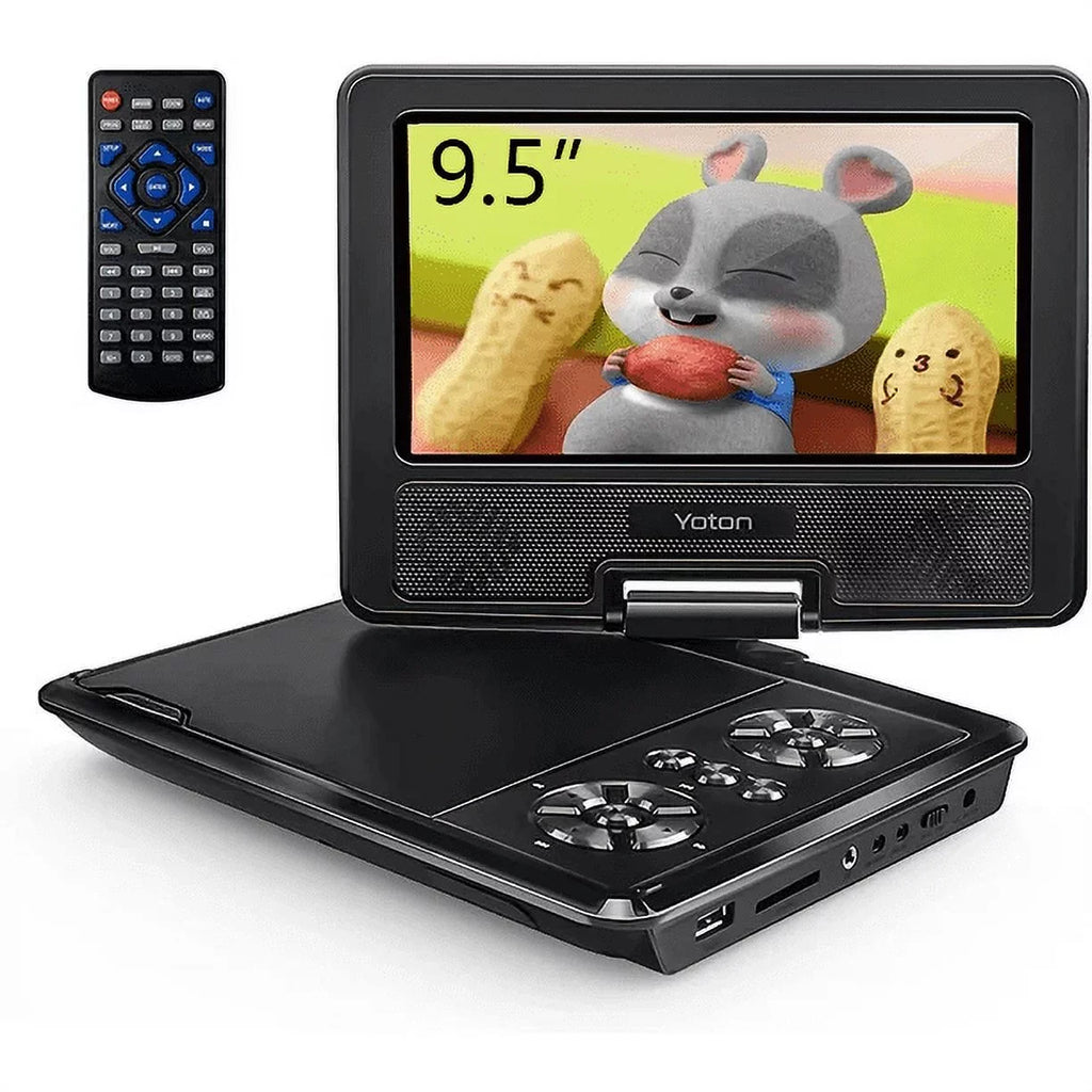 for HD Kids Screen, 4-6 Player Car, Swivel 7.5" 9.5" DVD Built-in Yoton with Battery Hours and Portable