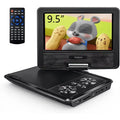 for HD Kids Screen, 4-6 Player Car, Swivel 7.5" 9.5" DVD Built-in Yoton with Battery Hours and Portable