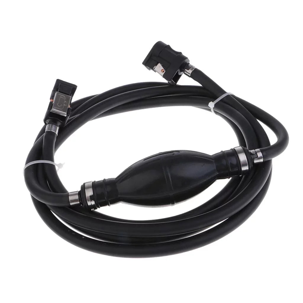 Motor Line Motors with Outboard 6.5x11mm Boat Fuel Black, Hose Primer And Bulb Connector -