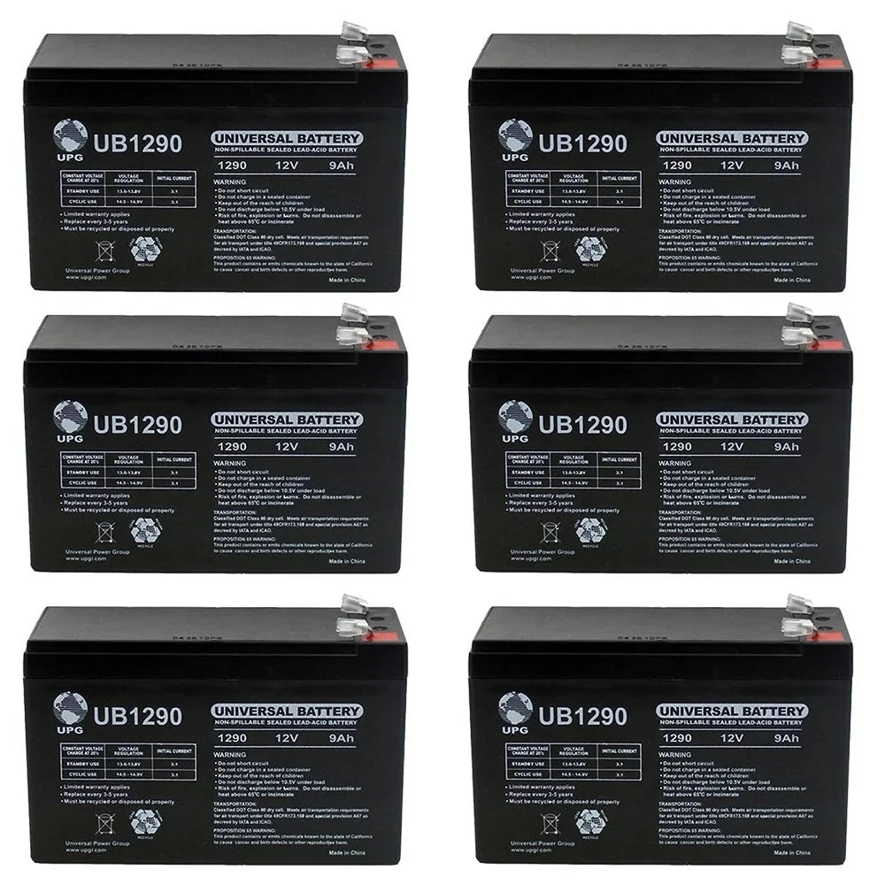 for 500w 9Ah Battery Evo Electric Scooter Pack - SLA The 12V 6