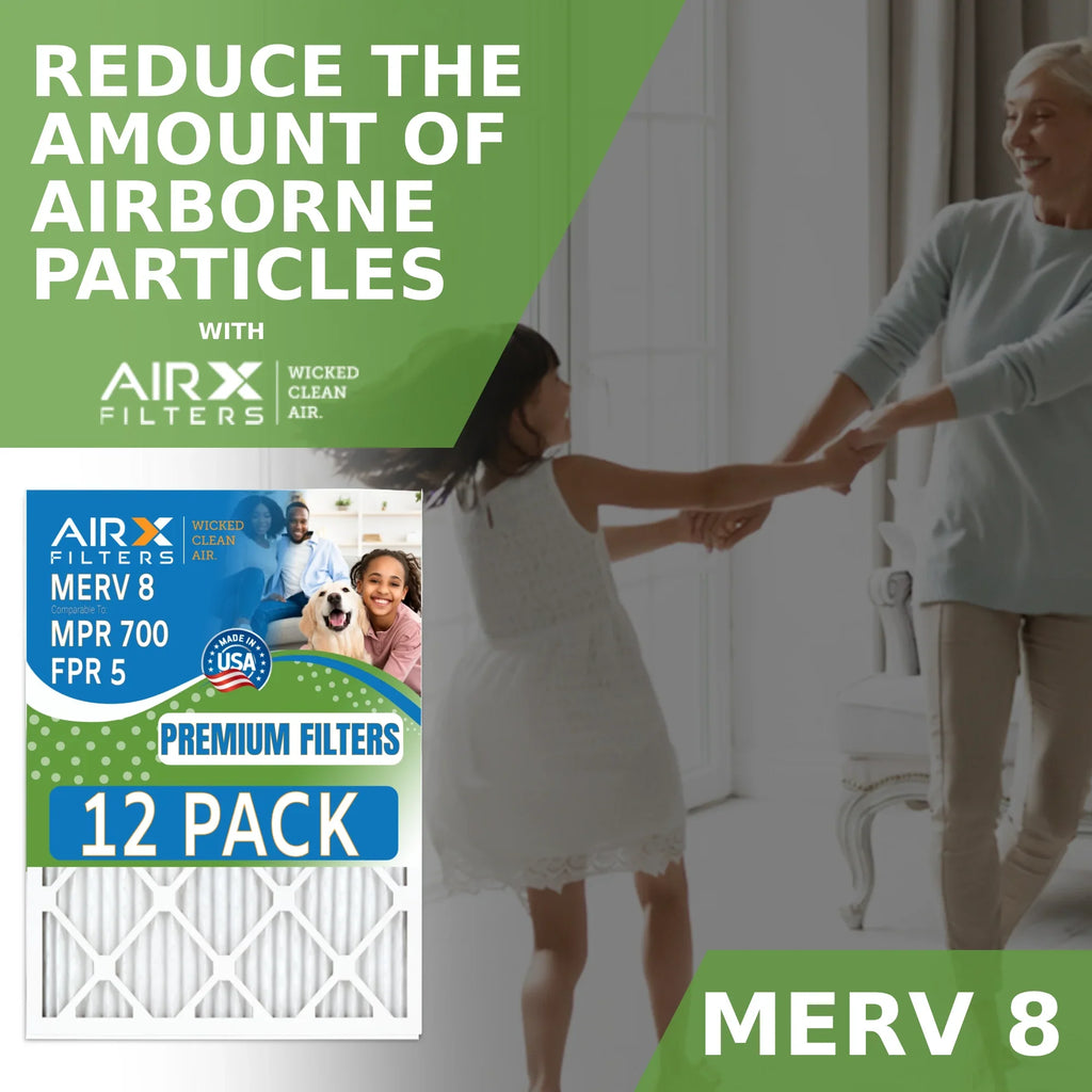 FILTERS in - MPR MERV Filters Air 700 Made 12 Filter Rating, of CLEAN AIR. FPR 8 to 20x36x1 Pack Furnace by Comparable WICKED AIRX USA 5 &