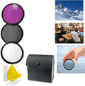 A6000 Multiple Coated 3pc 55mm + Kit Alpha Kit Appropriate Cleaning 3-Piece Filter