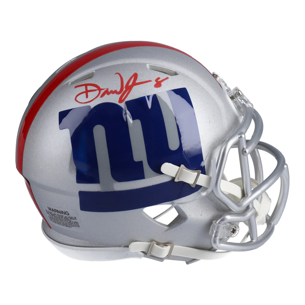 Helmet Riddell Jones AMP New Daniel Alternate Speed Giants Autographed York Mini