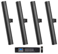 COL800-BK 70V Mount (4) JBL Commercial Wall Black 32" Array Column Speakers+Amp