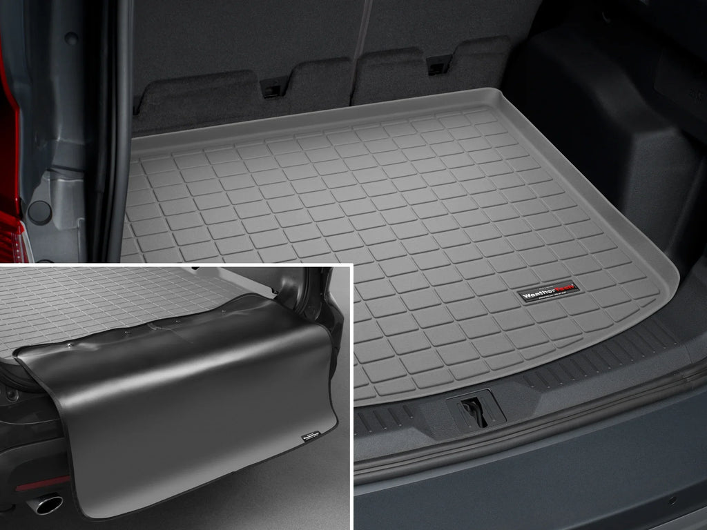 compatible Protector Liner Row 2nd Cargo with Grey Behind Bumper Protector, Seating MKC Escape, - Trunk Bumper with With WeatherTech