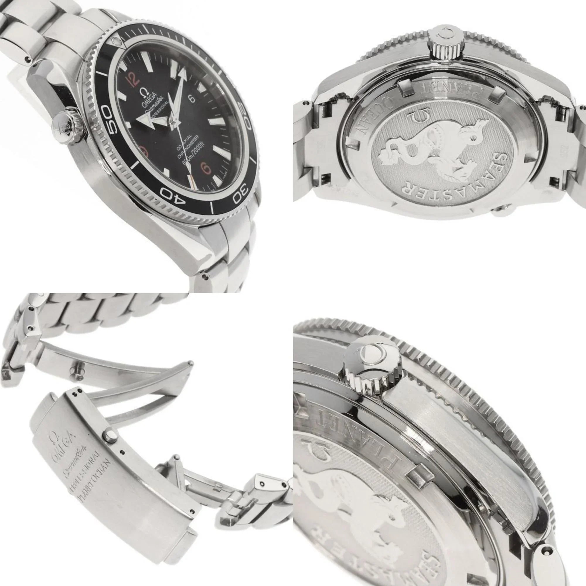 2201.51 Men's Steel/SS Stainless (Good) Pre-Owned Omega Planet OMEGA Watch Ocean Seamaster Co-Axial