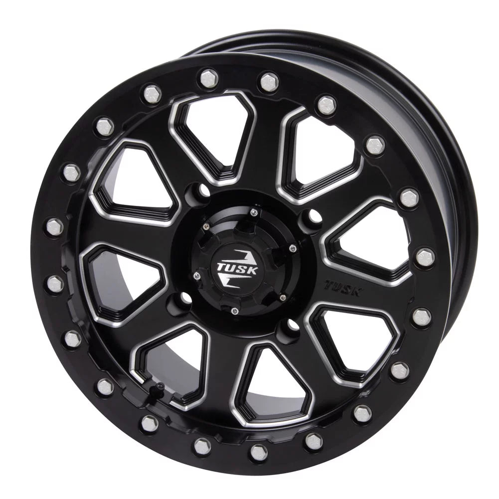 Beadlock Defender + Uinta HD10 Pro Can-Am Milled/Black 1.0 DPS For 15x7 4/137 6.0 Tusk 2020-2022 Wheel