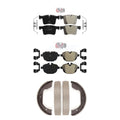 Pads Disc Semi-Metallic Auto X3 Front 2011 xDrive28i For Transit Brake Kit KNN-100380