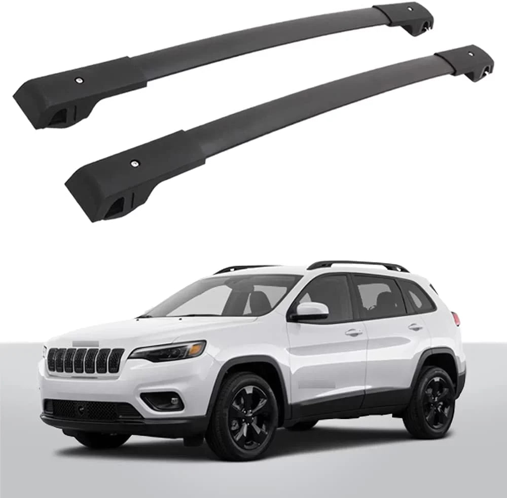 Cargo with Cross 2023 Fit Luggage Side Rack 2014 Rails Crossbar Jeep - Roof for NIXFACE Cherokee Bars Rack Carrier