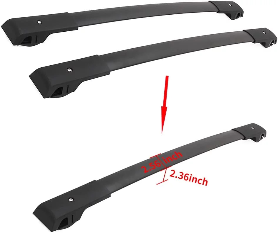 Cargo with Cross 2023 Fit Luggage Side Rack 2014 Rails Crossbar Jeep - Roof for NIXFACE Cherokee Bars Rack Carrier