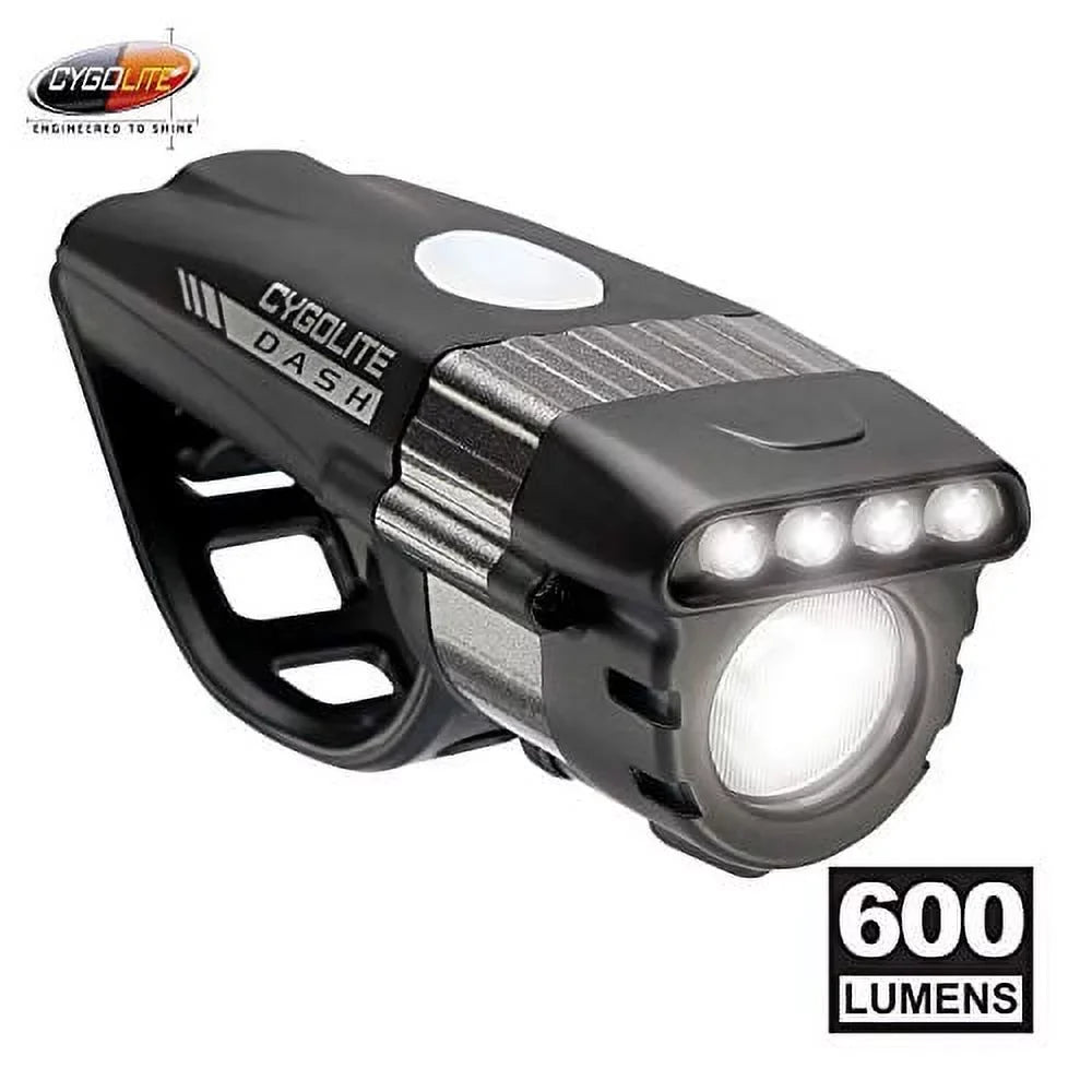 Light Rechargeable Bicycle USB Light Dash 600 LED Front Pro Head Cygolite