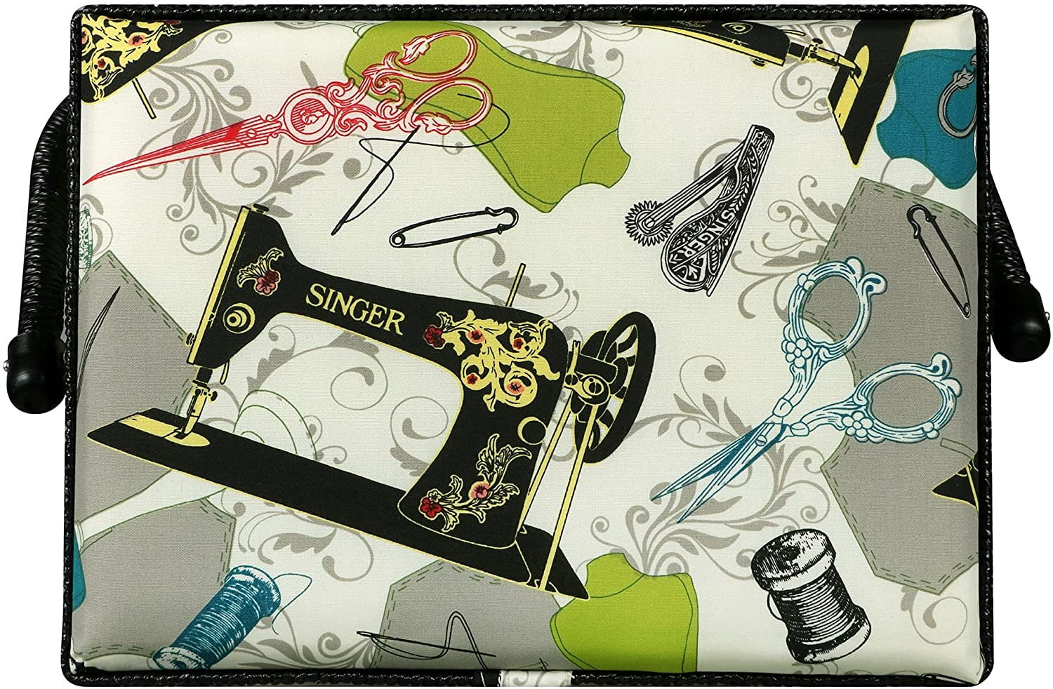 Basket Pieces Print, SINGER Sewing Kit, 127 QuiltPro Vintage
