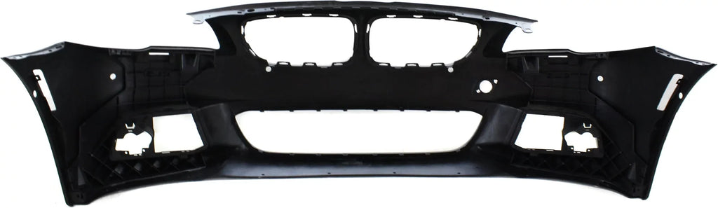 with Compatible View Side Sedan PDC 2011-2013 COVER Primed M Camera 5-Series with Pkg Sensor Front BUMPER For with Holes