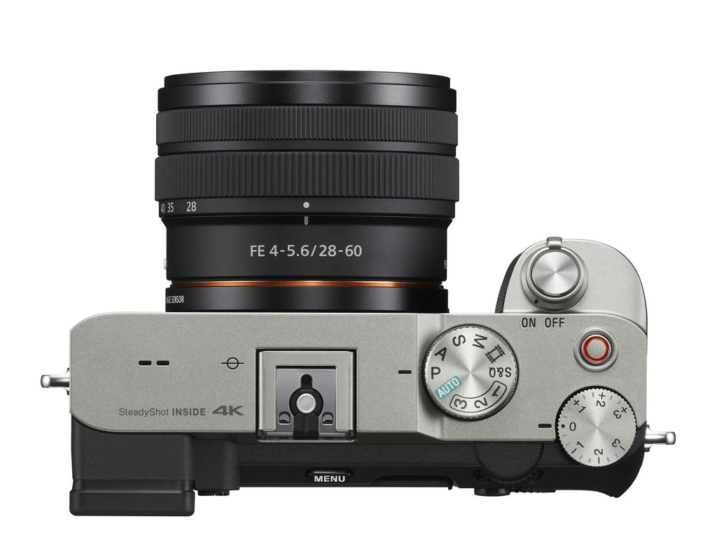 FE a7C Lens with (Silver) Bundle Alpha Camera Mirrorless Essentials 28-60mm