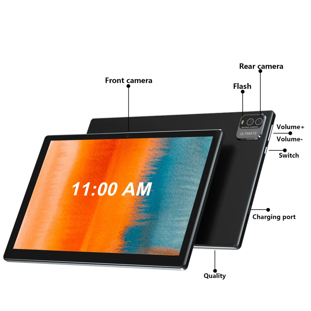 PC 4GB+64GB+512GB Tablet, 2 Long Android WiFi, Keyboard Dual Certified Coopers Expandable Tablet in Bluetooth, Battery with Camera, inch Tablet Life, 10 11 1