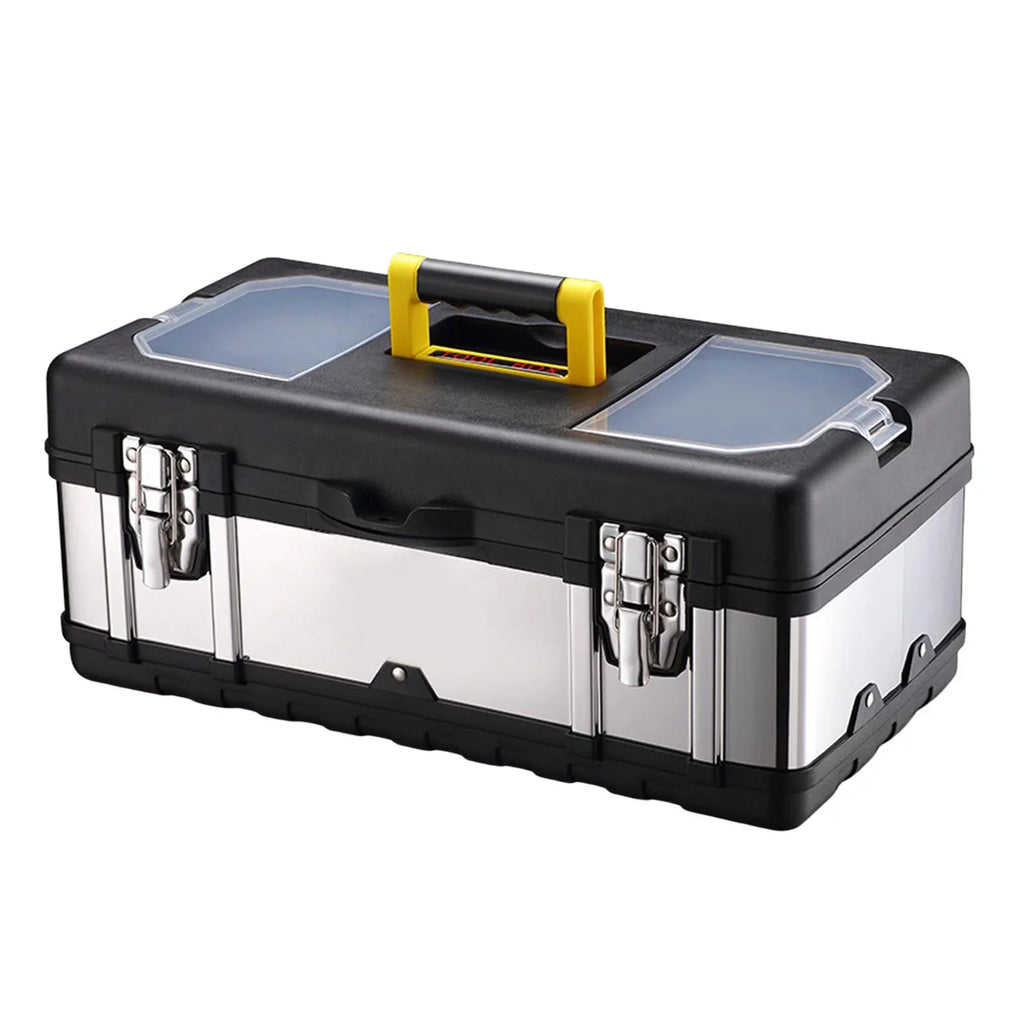 17inch Case Repair Car Case for Storage Tools Plumber Trunks Carry Toolbox Lockable