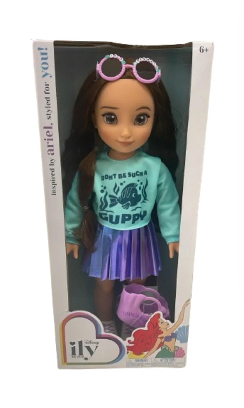 With Doll Don't ily 4EVER a Disney Inspired Ariel 18" Guppy New Such by Box Be