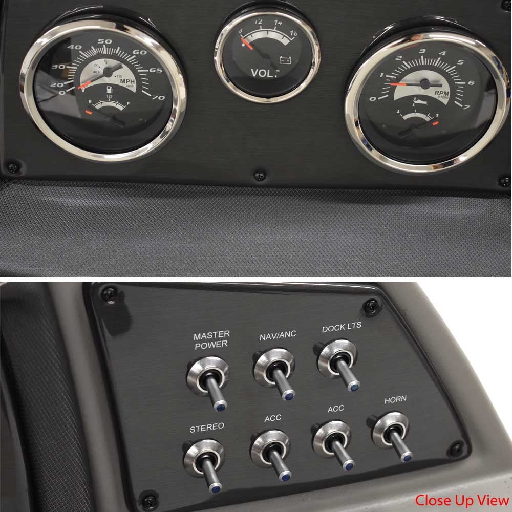 Panel Mercury 32 Dash Teleflex Console Lowe Inch 2249445 Gray | Boat