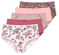 Women's Panties Microfiber Stretch 7 dimension Brief 5-Pack Delta Burke