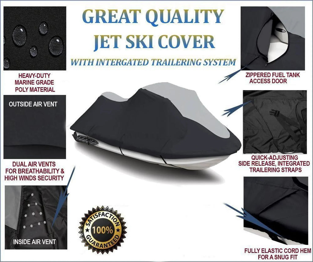 Jet SUPER for 2021 2016 2019 2014 jetski Ultra Kawasaki 310R 2017 Compatible Watercraft HEAVY-DUTY Ski 2015 Cover 2020 2018