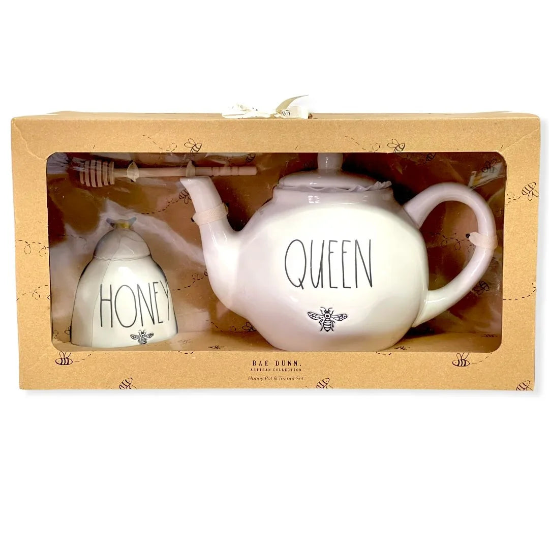 Jar Pot Dunn Gift oz and Queen Honey Set By 11.5 oz 59.2 Rae Teapot Magenta