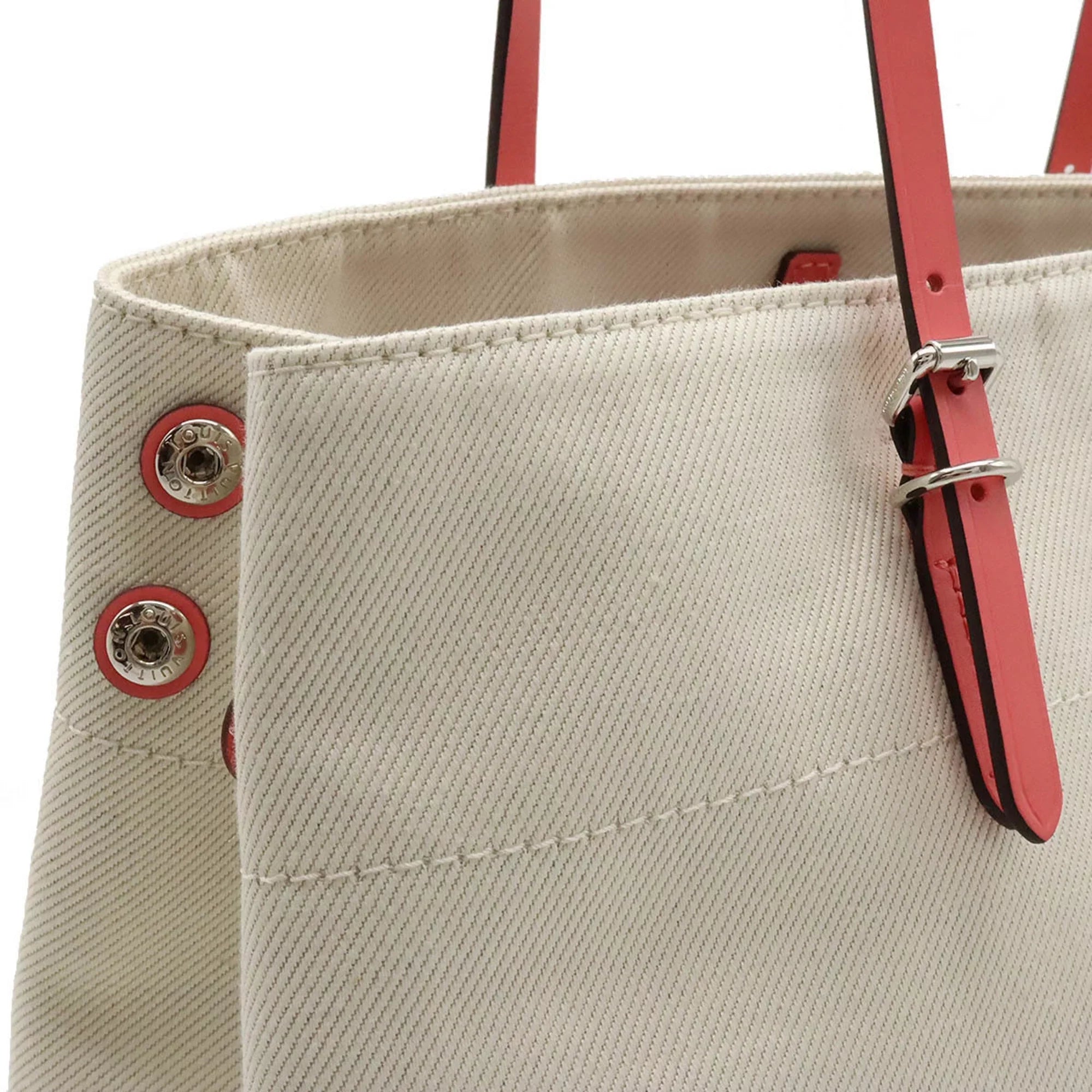 MM Bag Corail 2014 Canvas Pink Shoulder Used Authenticated Collection Summer Hippopotamus M94502 Tote