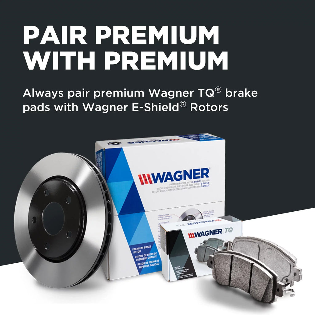 X5 select: 2000-2006 Semi-Metallic MX683 Wagner 2004-2010 Set Disc ThermoQuiet Fits X3, Brake Pad