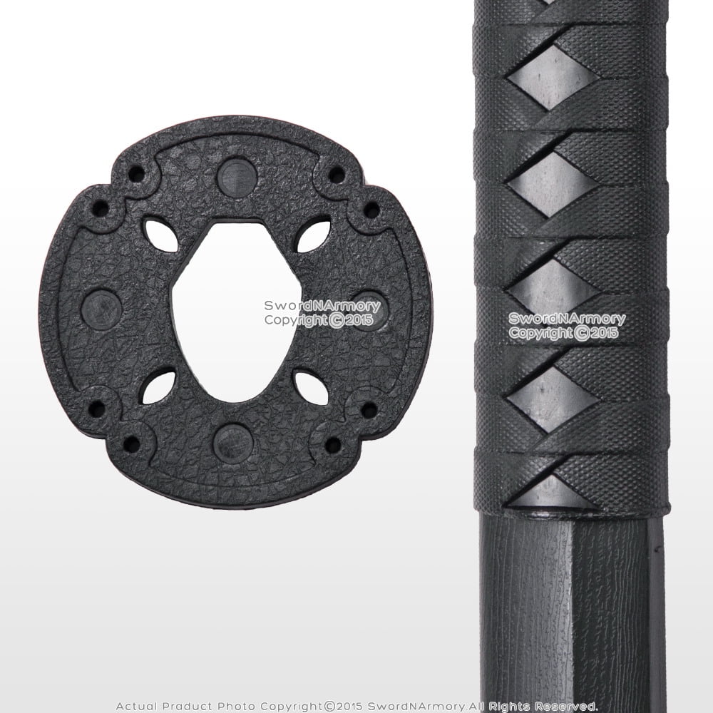 Polypropylene Samurai 39" Katana Black Kendo Practice Tool Sword Training