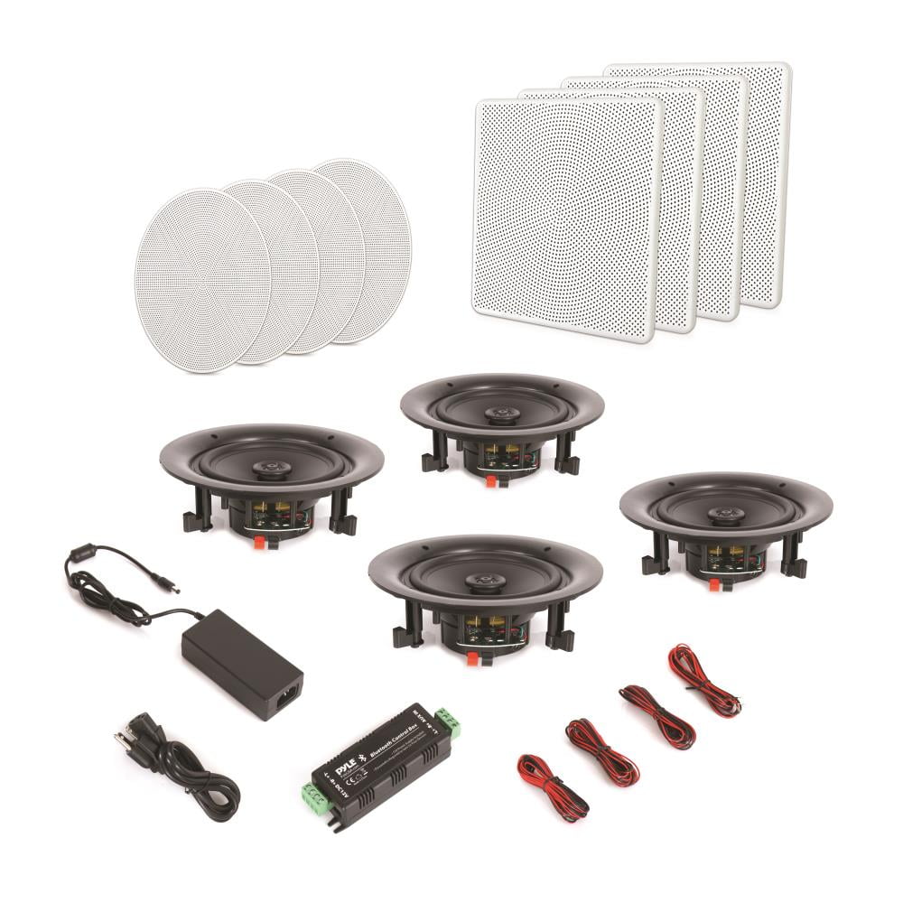 (8 Wall 6.5 Speakers Mount Bluetooth Flush Audio Pk) 200W Pyle 2 In Way Ceiling