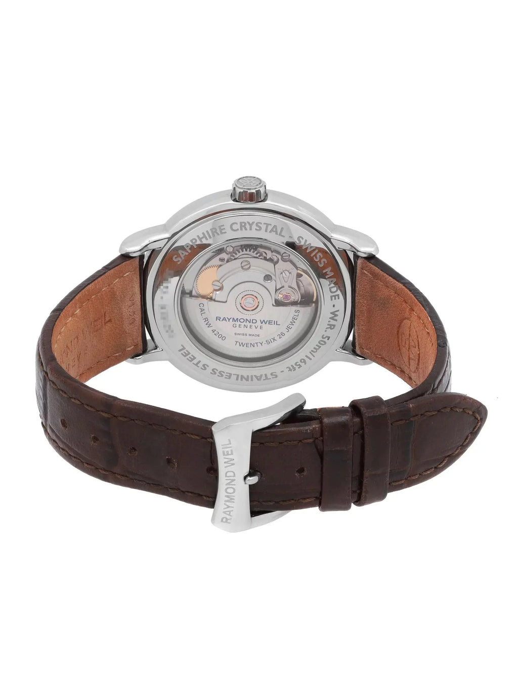Gray Raymond 2837-STC-00609 Steel Watch 39mm Weil Mens Automatic Dial Maestro