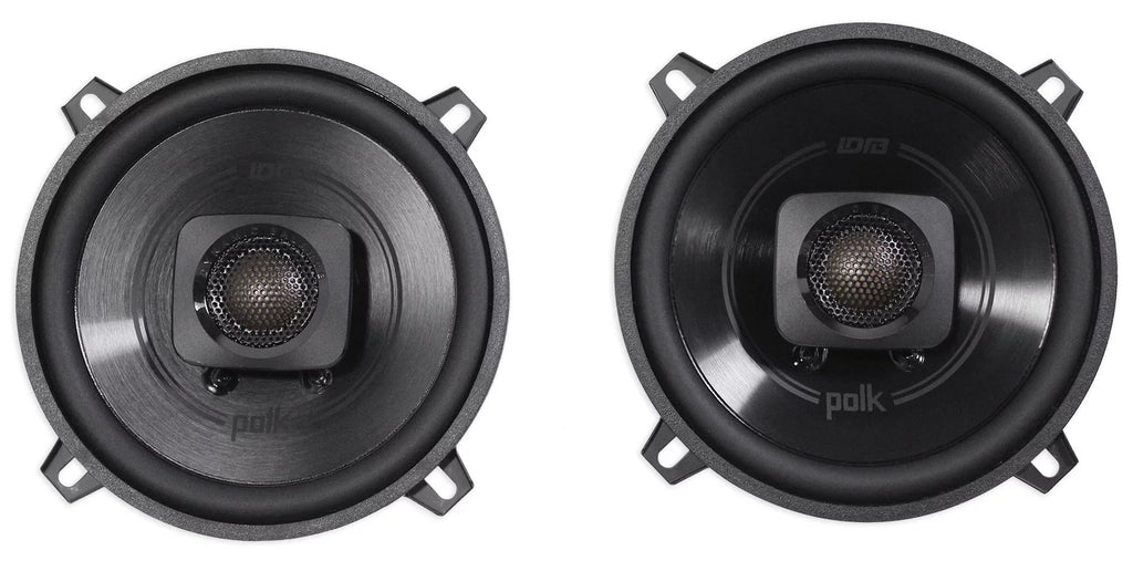 Rockville (2) Marine/ATV/Motorcycle/Boat Watt with Bundle (2) Speakers Audio RPB1 10 Polk Audio 5.25" DB522 600w Car