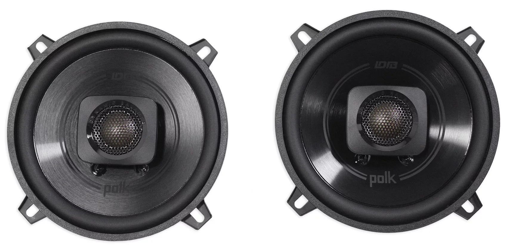 Rockville (2) Marine/ATV/Motorcycle/Boat Watt with Bundle (2) Speakers Audio RPB1 10 Polk Audio 5.25" DB522 600w Car