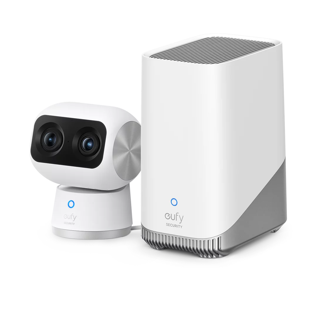 4K with PTZ, Indoor 8× Cameras, UHD Resolution 3, Human/Pet with S350 6 and 360° Security eufy Cam Dual Dual-Band HomeBase Security AI, Zoom Wi-Fi Camera