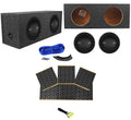 Enclosure+Rockmat Polk MM1042DVC Subwoofers+Sealed 2400w Audio Sub (2) 10” Box
