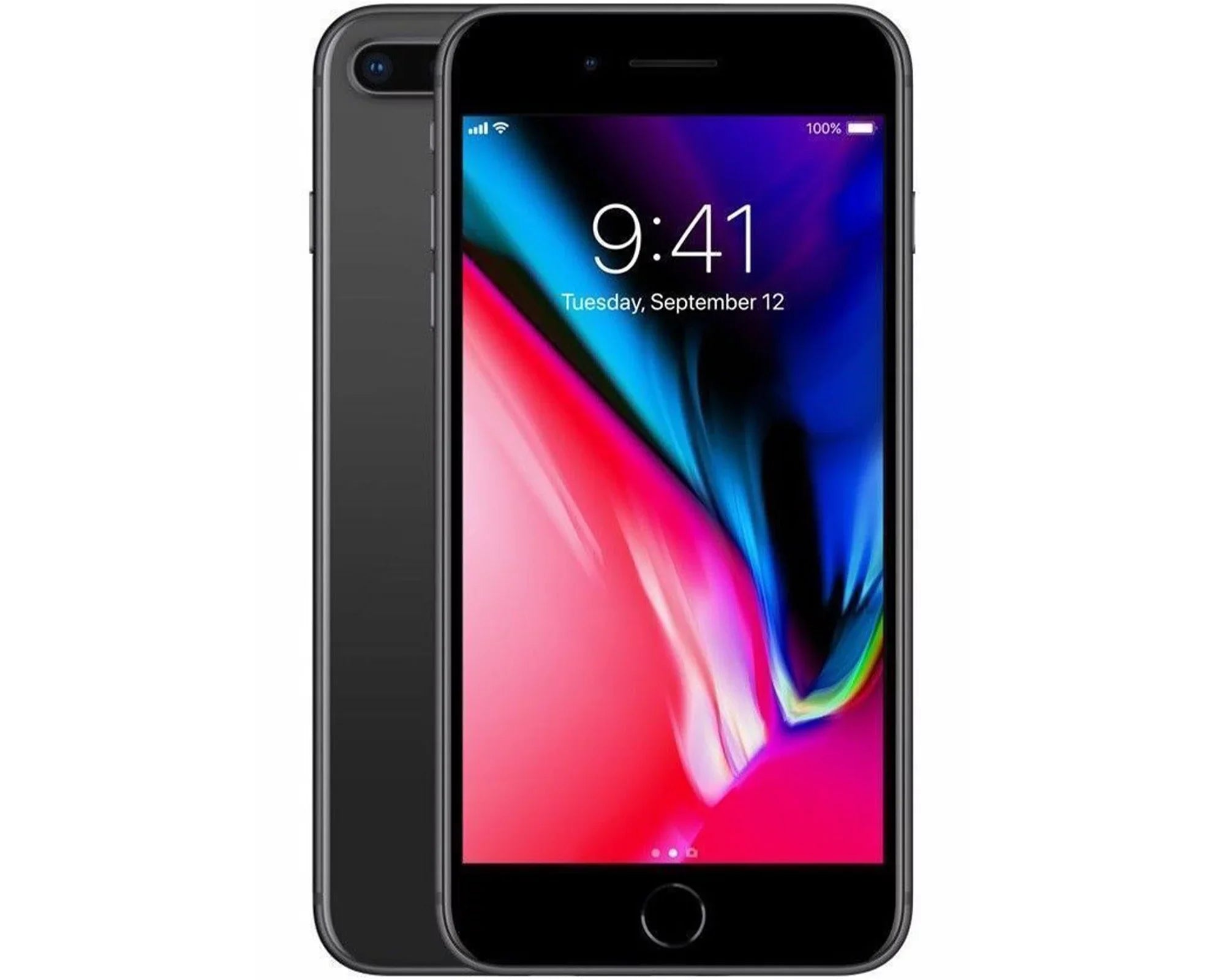 Gray iPhone Space Restored Unlocked - GSM 8 (Refurbished) Plus 64GB,