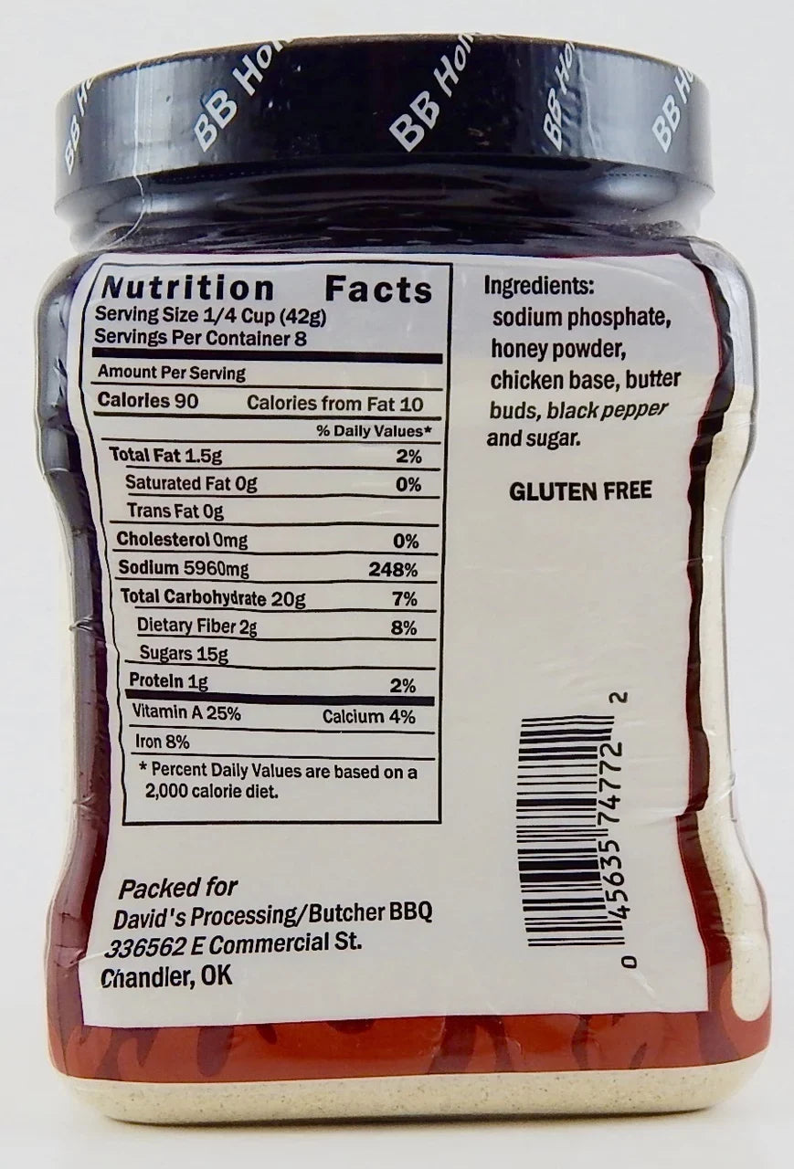 Butcher 12oz. Bird BBQ Honey Booster