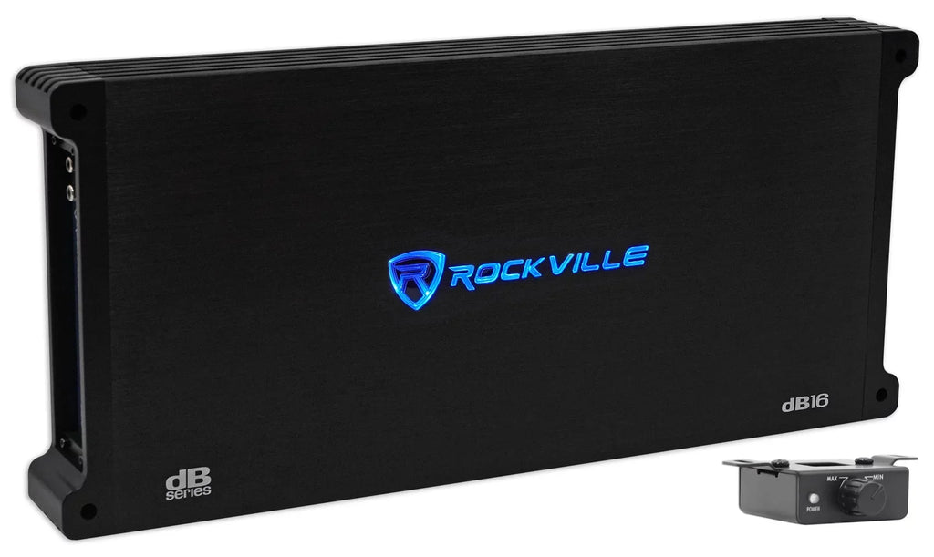 Box+Mono Subwoofers+Sealed Watt W12K9D2 Sub 12" 8000 (2) Rockville Amplifier+Amp V3 Kit