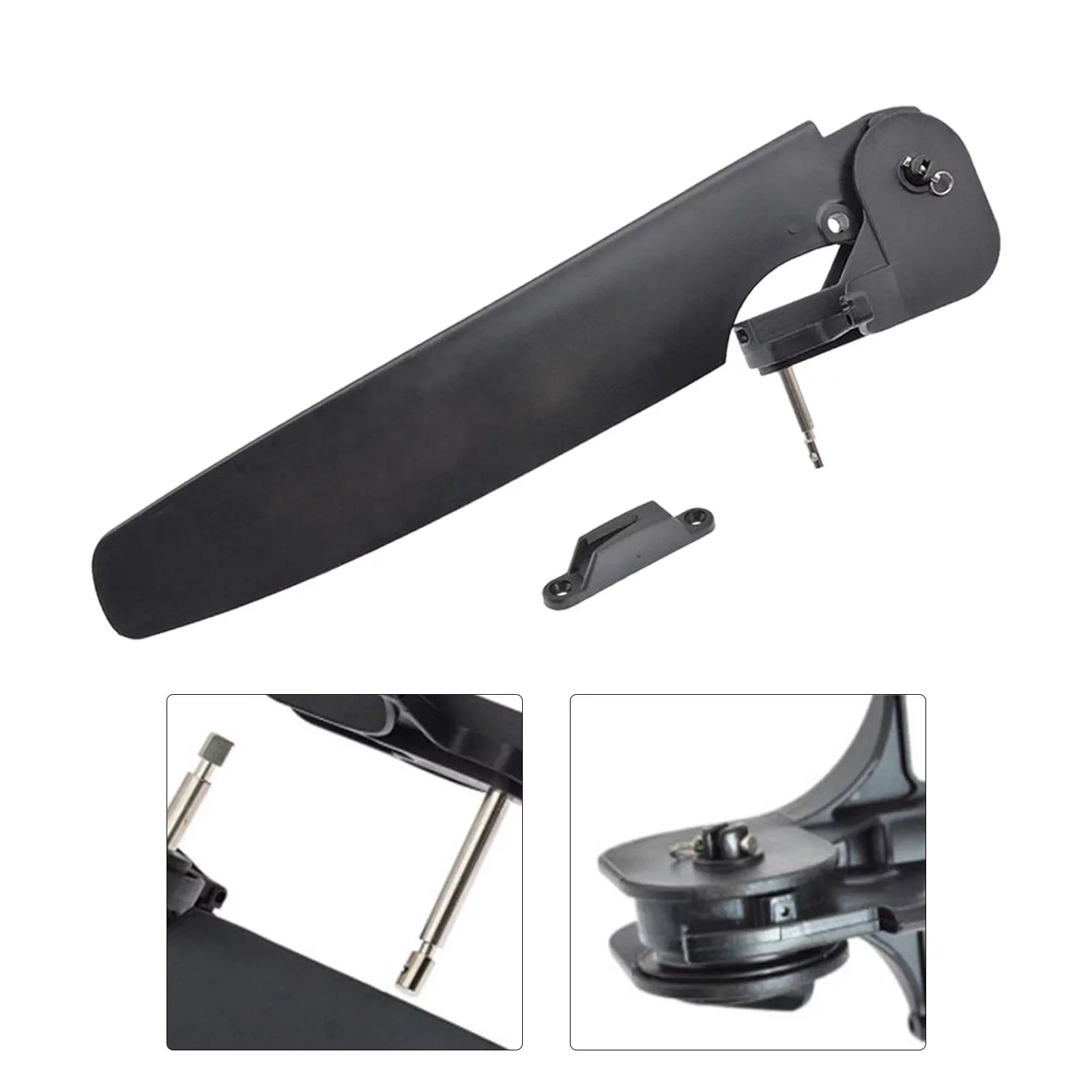Kayak for Sea Fishing 80mm Universal Rudder pin Fixation Tail Kayak Angling Part Steering Canoe System Tackle Tackle Adjustable Boat Nylon