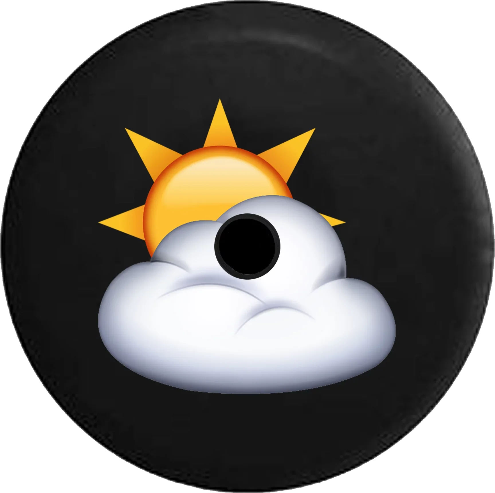 Text Camera Emoji Cloud Inch 32 JL RV 2018 Spare for Backup 2019 Jeep Tire Cover Wrangler Sun