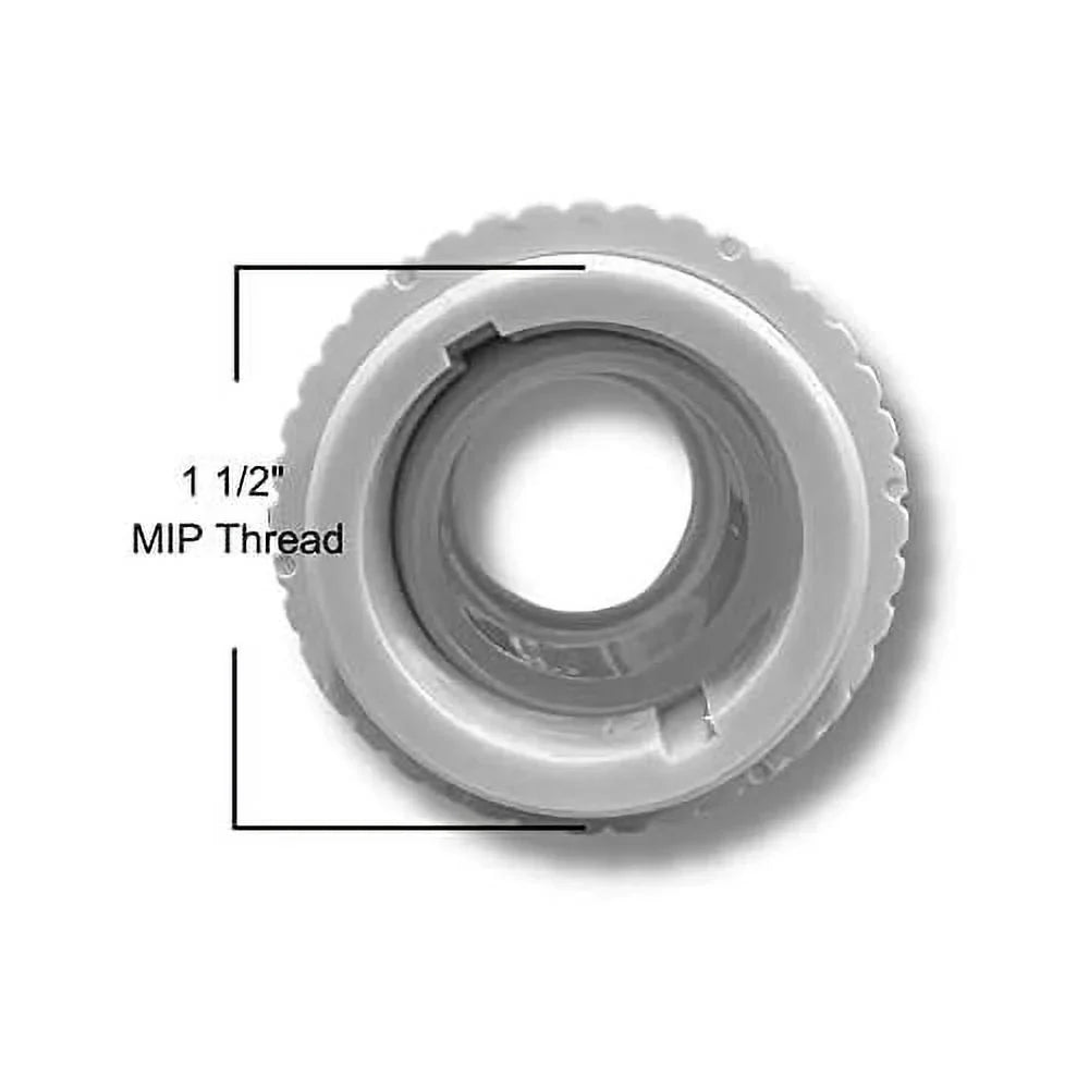 MIP Pro Flow Swimming Thread Pool Spa Directional 10 For Spa Heavy-Duty & 1 1/2" Pool Fitting Return Jet Inlet Opening, & DPM (3/4" Rotating Eyeball For | Fitting Pack) Hydrostream | Inground