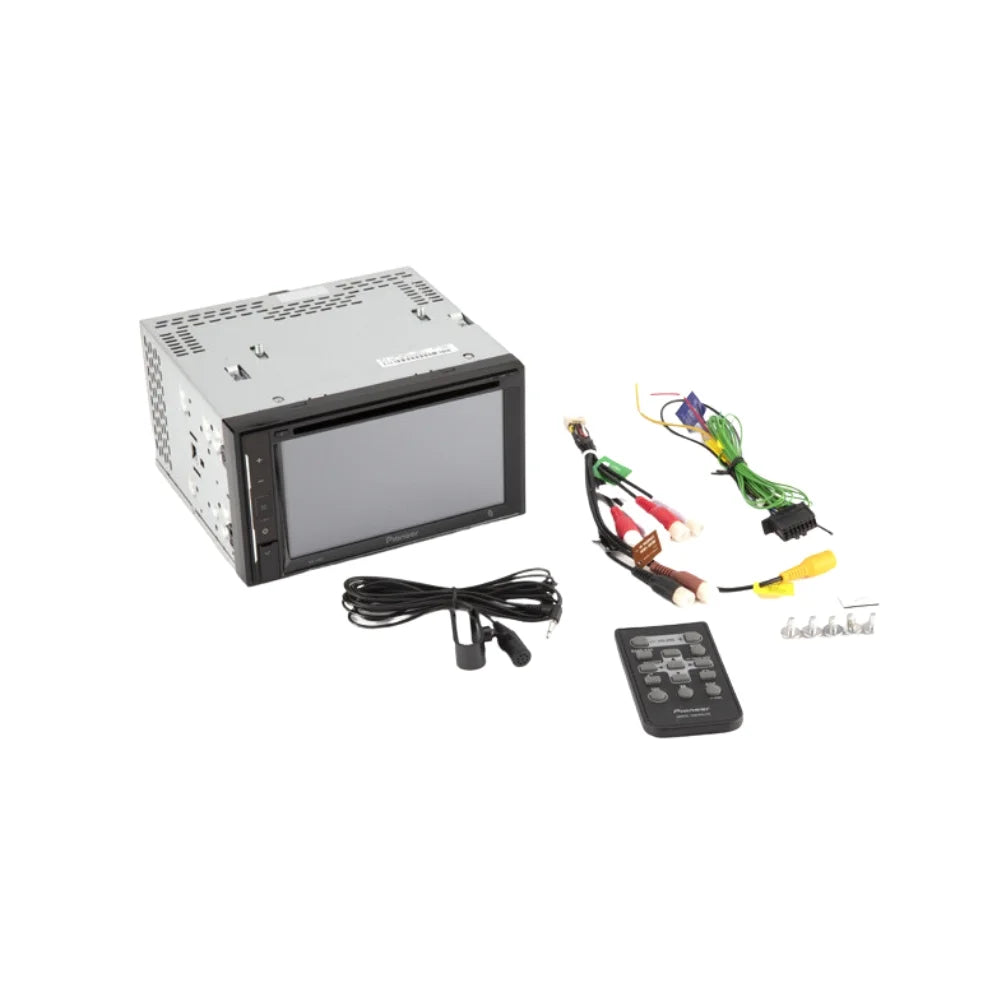Pioneer Kit Kit Radio and for Installation Mounting Double Bundle 2004-2008 Camera, DVD with F-150 Car Din Stereo - /Bluetooth KIT395 - Multimedia Touchscreen Backup