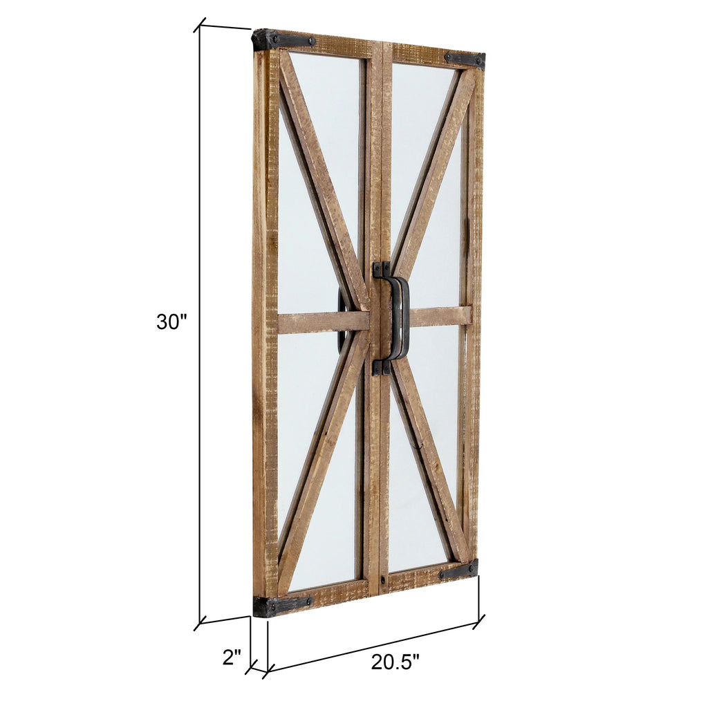 by x Mirror Walker Farmhouse 30" Nutmeg 20" Window Aspire