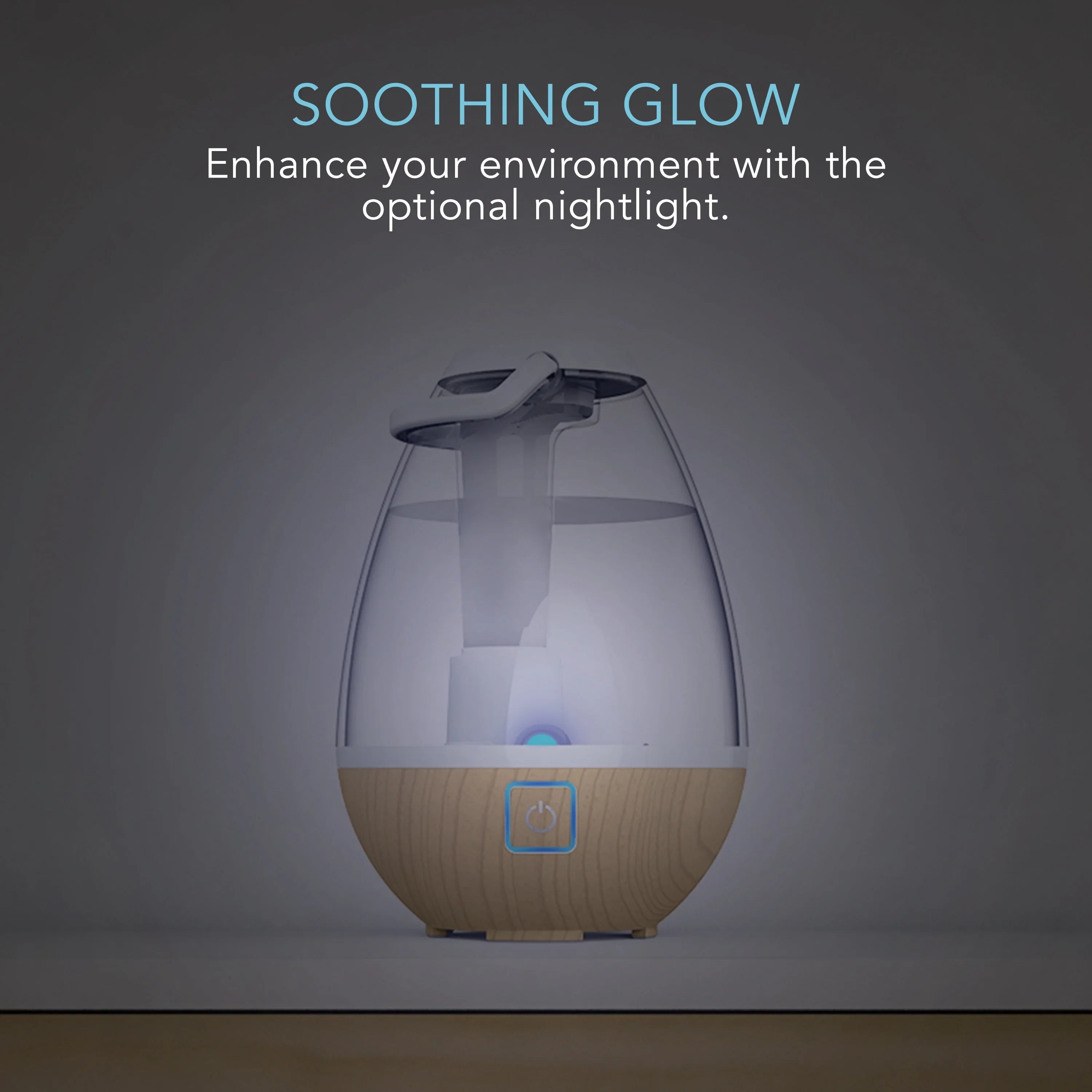 Ultrasonic Ash Image Mist Woodgrain Humidifier, Gallon Light Sharper (New) Cool 0.4